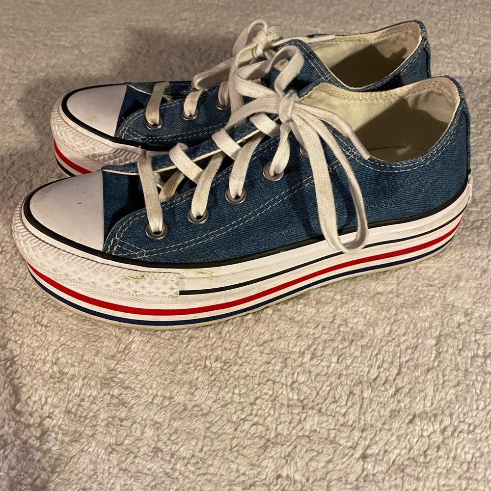 Denim Platform Converse